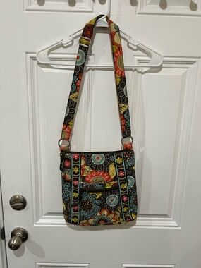 Vera Bradley hipster flower shower purse